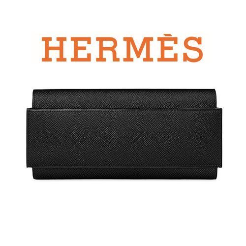 2018新作人気 アイテム ☆HERMES エルメススーパーコピー☆ PASSANT 長財布 BLACK 8102615